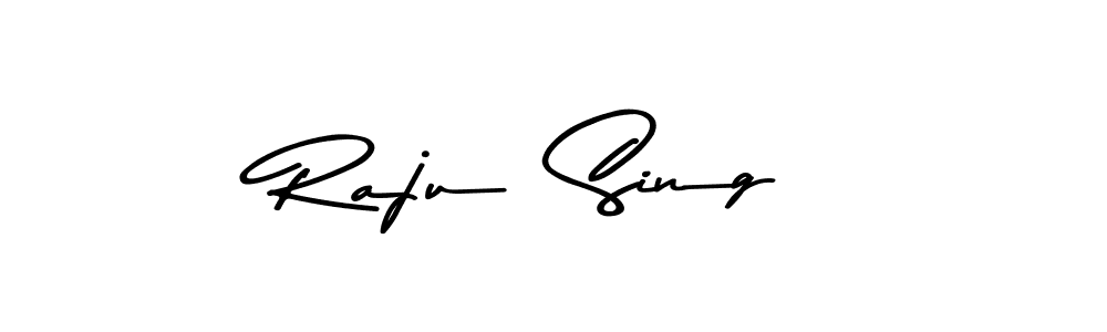 Design your own signature with our free online signature maker. With this signature software, you can create a handwritten (Asem Kandis PERSONAL USE) signature for name Raju  Sing. Raju  Sing signature style 9 images and pictures png