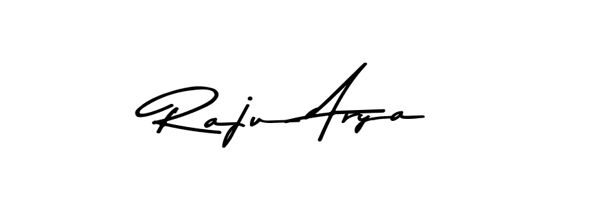 How to make Raju Arya name signature. Use Asem Kandis PERSONAL USE style for creating short signs online. This is the latest handwritten sign. Raju Arya signature style 9 images and pictures png