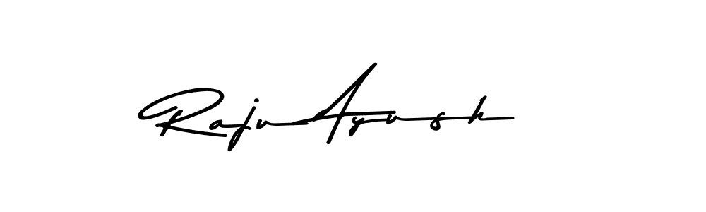 How to make Raju Ayush signature? Asem Kandis PERSONAL USE is a professional autograph style. Create handwritten signature for Raju Ayush name. Raju Ayush signature style 9 images and pictures png