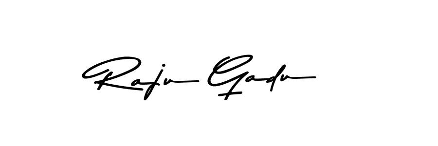 Use a signature maker to create a handwritten signature online. With this signature software, you can design (Asem Kandis PERSONAL USE) your own signature for name Raju Gadu. Raju Gadu signature style 9 images and pictures png