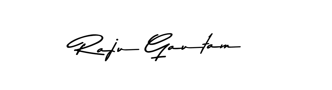 Raju Gautam stylish signature style. Best Handwritten Sign (Asem Kandis PERSONAL USE) for my name. Handwritten Signature Collection Ideas for my name Raju Gautam. Raju Gautam signature style 9 images and pictures png