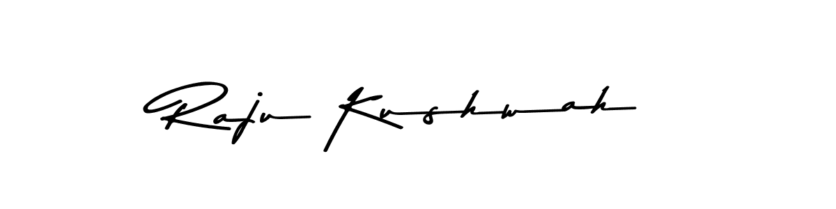 You should practise on your own different ways (Asem Kandis PERSONAL USE) to write your name (Raju Kushwah) in signature. don't let someone else do it for you. Raju Kushwah signature style 9 images and pictures png