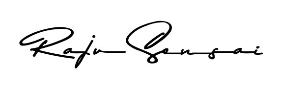 Get inspired by this graceful Asem Kandis PERSONAL USE signature style for name Raju Sensai. Smooth loops and balanced proportions for everyday use. Raju Sensai signature style 9 images and pictures png