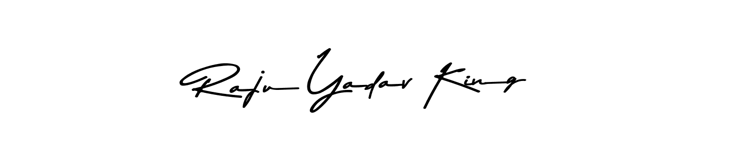 You should practise on your own different ways (Asem Kandis PERSONAL USE) to write your name (Raju Yadav King) in signature. don't let someone else do it for you. Raju Yadav King signature style 9 images and pictures png