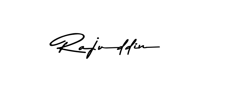 Create a beautiful signature design for name Rajuddin. With this signature (Asem Kandis PERSONAL USE) fonts, you can make a handwritten signature for free. Rajuddin signature style 9 images and pictures png