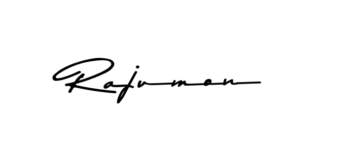 Design your own signature with our free online signature maker. With this signature software, you can create a handwritten (Asem Kandis PERSONAL USE) signature for name Rajumon. Rajumon signature style 9 images and pictures png