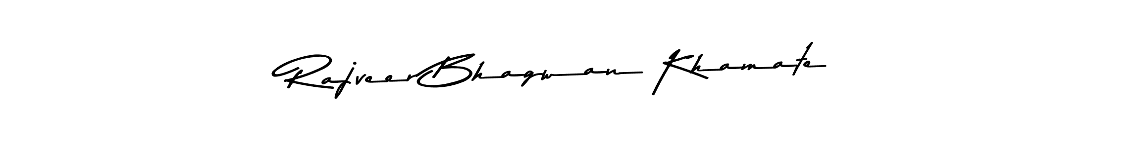 Design your own signature with our free online signature maker. With this signature software, you can create a handwritten (Asem Kandis PERSONAL USE) signature for name Rajveer Bhagwan Khamate. Rajveer Bhagwan Khamate signature style 9 images and pictures png