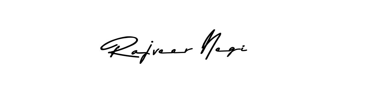 Make a beautiful signature design for name Rajveer Negi. With this signature (Asem Kandis PERSONAL USE) style, you can create a handwritten signature for free. Rajveer Negi signature style 9 images and pictures png