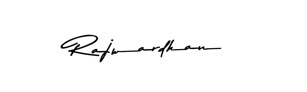 How to make Rajwardhan name signature. Use Asem Kandis PERSONAL USE style for creating short signs online. This is the latest handwritten sign. Rajwardhan signature style 9 images and pictures png