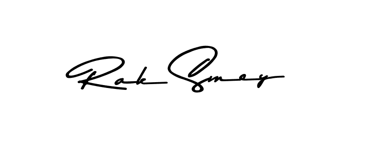 The best way (Asem Kandis PERSONAL USE) to make a short signature is to pick only two or three words in your name. The name Rak Smey include a total of six letters. For converting this name. Rak Smey signature style 9 images and pictures png