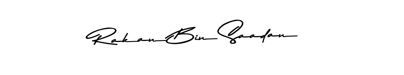 Similarly Asem Kandis PERSONAL USE is the best handwritten signature design. Signature creator online .You can use it as an online autograph creator for name Rakan Bin Saadan. Rakan Bin Saadan signature style 9 images and pictures png