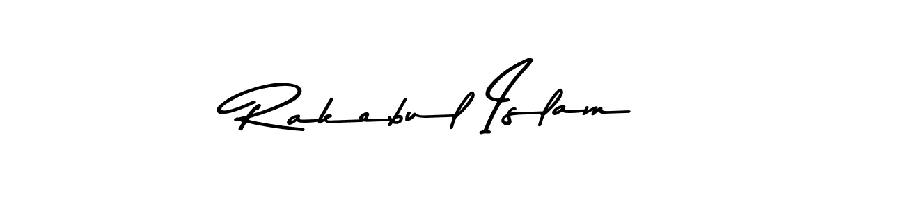 Use a signature maker to create a handwritten signature online. With this signature software, you can design (Asem Kandis PERSONAL USE) your own signature for name Rakebul Islam. Rakebul Islam signature style 9 images and pictures png