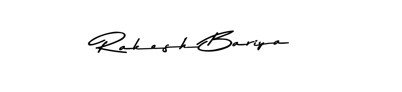 Use a signature maker to create a handwritten signature online. With this signature software, you can design (Asem Kandis PERSONAL USE) your own signature for name Rakesh Bariya. Rakesh Bariya signature style 9 images and pictures png