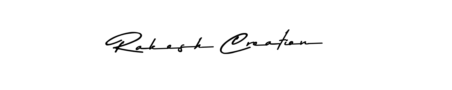 Rakesh Creation stylish signature style. Best Handwritten Sign (Asem Kandis PERSONAL USE) for my name. Handwritten Signature Collection Ideas for my name Rakesh Creation. Rakesh Creation signature style 9 images and pictures png