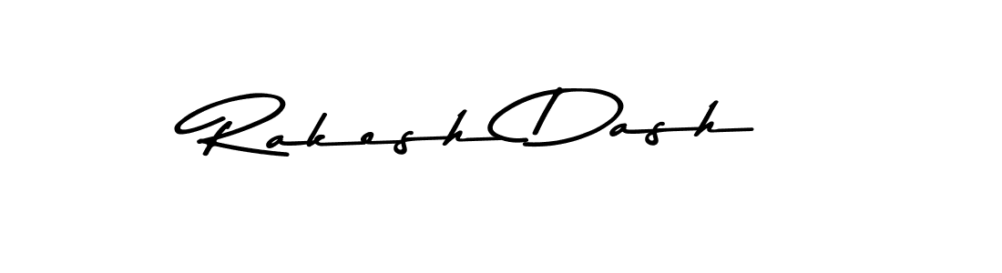 How to make Rakesh Dash name signature. Use Asem Kandis PERSONAL USE style for creating short signs online. This is the latest handwritten sign. Rakesh Dash signature style 9 images and pictures png