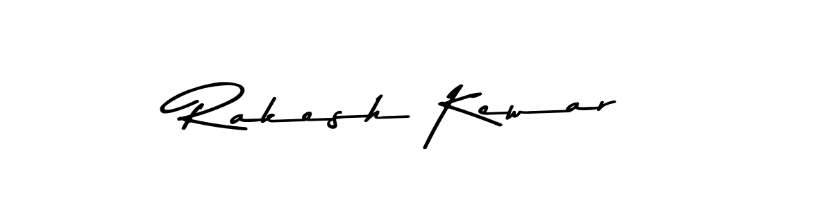 How to make Rakesh Kewar name signature. Use Asem Kandis PERSONAL USE style for creating short signs online. This is the latest handwritten sign. Rakesh Kewar signature style 9 images and pictures png