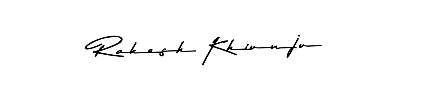 Here are the top 10 professional signature styles for the name Rakesh Khiunju. These are the best autograph styles you can use for your name. Rakesh Khiunju signature style 9 images and pictures png