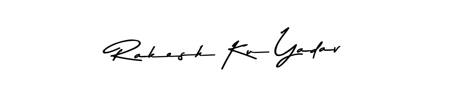 Create a beautiful signature design for name Rakesh Ku Yadav. With this signature (Asem Kandis PERSONAL USE) fonts, you can make a handwritten signature for free. Rakesh Ku Yadav signature style 9 images and pictures png