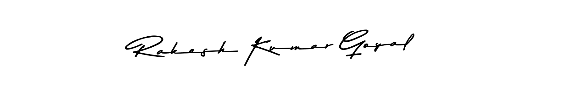 Use a signature maker to create a handwritten signature online. With this signature software, you can design (Asem Kandis PERSONAL USE) your own signature for name Rakesh Kumar Goyal. Rakesh Kumar Goyal signature style 9 images and pictures png