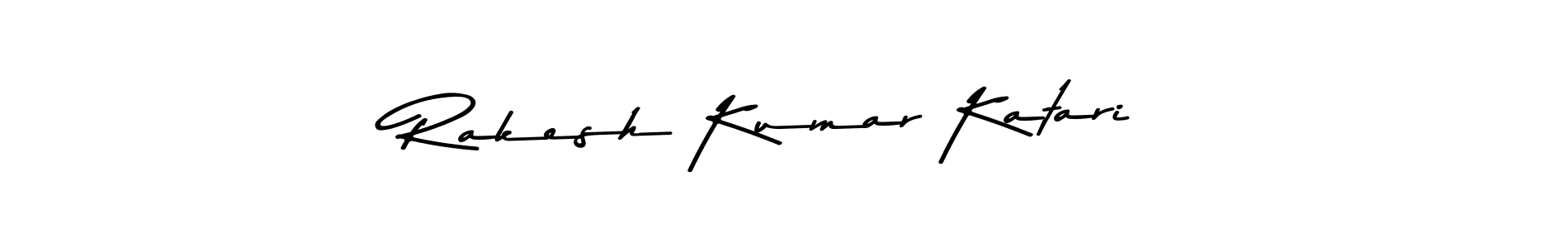 Asem Kandis PERSONAL USE is a professional signature style that is perfect for those who want to add a touch of class to their signature. It is also a great choice for those who want to make their signature more unique. Get Rakesh Kumar Katari name to fancy signature for free. Rakesh Kumar Katari signature style 9 images and pictures png