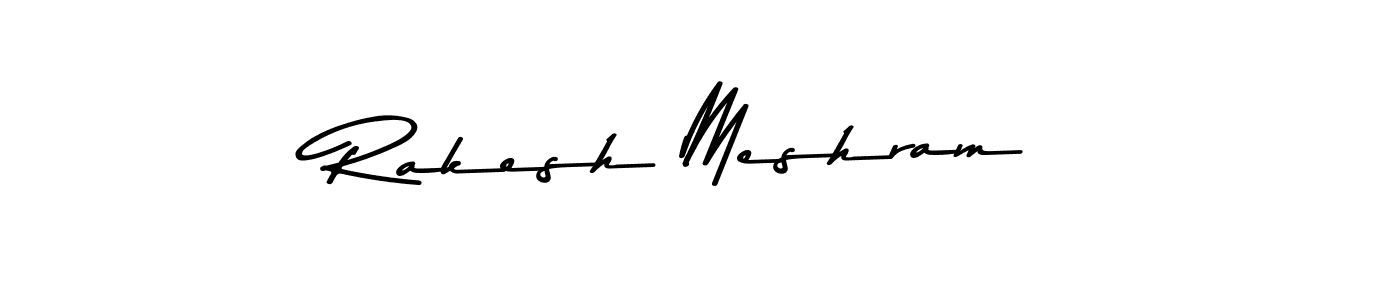 Make a beautiful signature design for name Rakesh Meshram. With this signature (Asem Kandis PERSONAL USE) style, you can create a handwritten signature for free. Rakesh Meshram signature style 9 images and pictures png