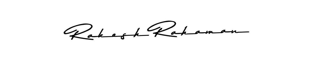 Create a beautiful signature design for name Rakesh Rahaman. With this signature (Asem Kandis PERSONAL USE) fonts, you can make a handwritten signature for free. Rakesh Rahaman signature style 9 images and pictures png