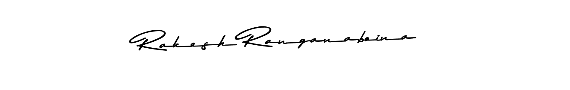 Use a signature maker to create a handwritten signature online. With this signature software, you can design (Asem Kandis PERSONAL USE) your own signature for name Rakesh Ranganaboina. Rakesh Ranganaboina signature style 9 images and pictures png