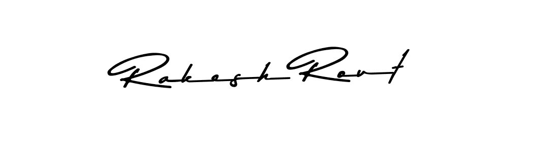 Make a beautiful signature design for name Rakesh Rout. With this signature (Asem Kandis PERSONAL USE) style, you can create a handwritten signature for free. Rakesh Rout signature style 9 images and pictures png
