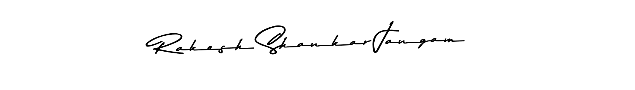 Create a beautiful signature design for name Rakesh Shankar Jangam. With this signature (Asem Kandis PERSONAL USE) fonts, you can make a handwritten signature for free. Rakesh Shankar Jangam signature style 9 images and pictures png