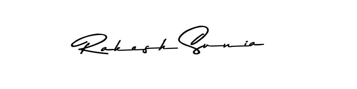 Also You can easily find your signature by using the search form. We will create Rakesh Sunia name handwritten signature images for you free of cost using Asem Kandis PERSONAL USE sign style. Rakesh Sunia signature style 9 images and pictures png