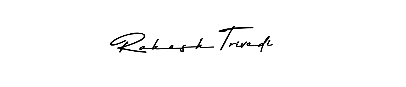 Design your own signature with our free online signature maker. With this signature software, you can create a handwritten (Asem Kandis PERSONAL USE) signature for name Rakesh Trivedi. Rakesh Trivedi signature style 9 images and pictures png