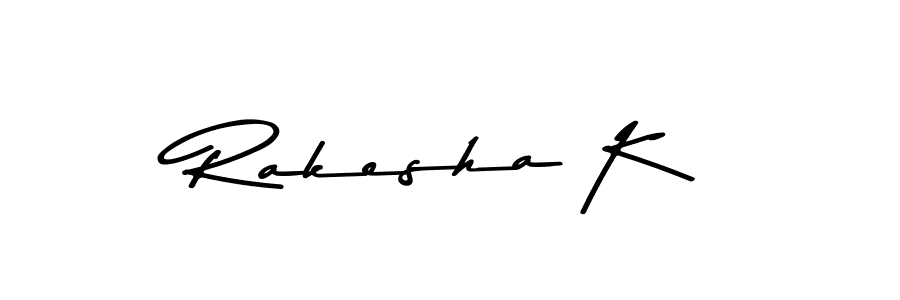 if you are searching for the best signature style for your name Rakesha K. so please give up your signature search. here we have designed multiple signature styles  using Asem Kandis PERSONAL USE. Rakesha K signature style 9 images and pictures png