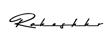Discover the perfect balance of readability and style for Rakeshkr with Asem Kandis PERSONAL USE font. Create your dream signature today. Rakeshkr signature style 9 images and pictures png