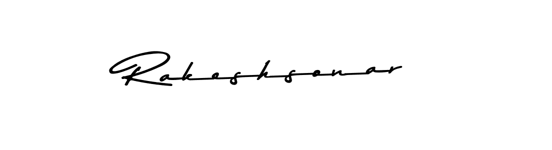 Here are the top 10 professional signature styles for the name Rakeshsonar. These are the best autograph styles you can use for your name. Rakeshsonar signature style 9 images and pictures png