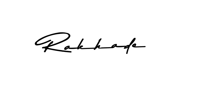 Similarly Asem Kandis PERSONAL USE is the best handwritten signature design. Signature creator online .You can use it as an online autograph creator for name Rakhade. Rakhade signature style 9 images and pictures png