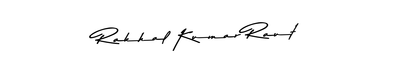 Rakhal Kumar Raut stylish signature style. Best Handwritten Sign (Asem Kandis PERSONAL USE) for my name. Handwritten Signature Collection Ideas for my name Rakhal Kumar Raut. Rakhal Kumar Raut signature style 9 images and pictures png