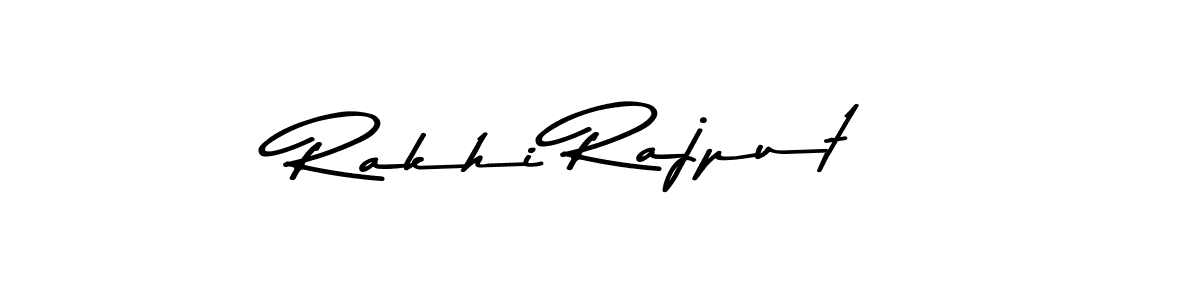 Design your own signature with our free online signature maker. With this signature software, you can create a handwritten (Asem Kandis PERSONAL USE) signature for name Rakhi Rajput. Rakhi Rajput signature style 9 images and pictures png