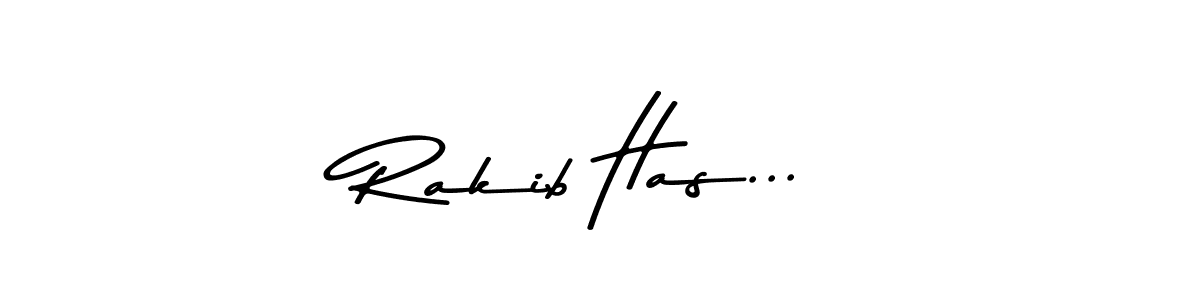 The best way (Asem Kandis PERSONAL USE) to make a short signature is to pick only two or three words in your name. The name Rakib Has... include a total of six letters. For converting this name. Rakib Has... signature style 9 images and pictures png