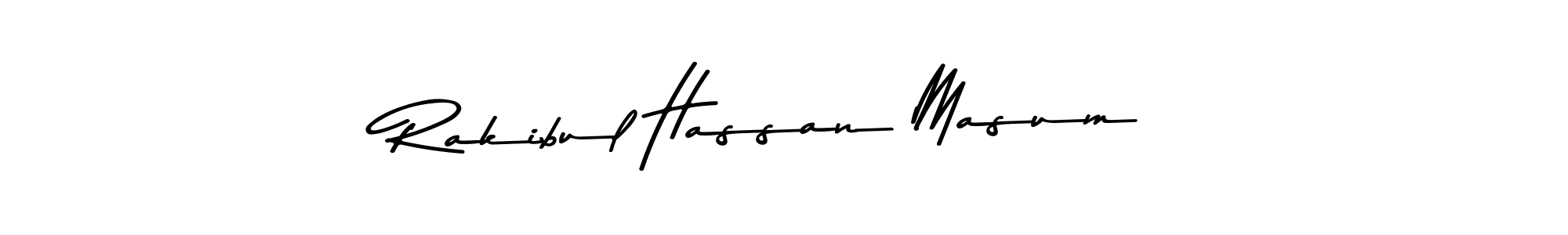 Rakibul Hassan Masum stylish signature style. Best Handwritten Sign (Asem Kandis PERSONAL USE) for my name. Handwritten Signature Collection Ideas for my name Rakibul Hassan Masum. Rakibul Hassan Masum signature style 9 images and pictures png