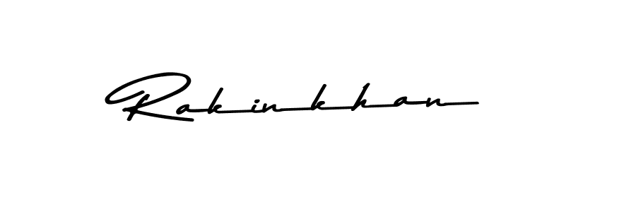 How to make Rakinkhan signature? Asem Kandis PERSONAL USE is a professional autograph style. Create handwritten signature for Rakinkhan name. Rakinkhan signature style 9 images and pictures png