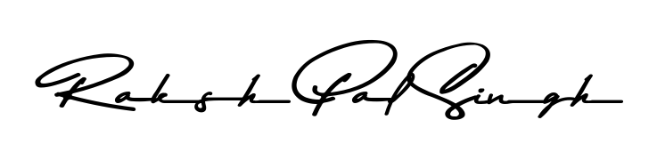 Elevate your brand with a stunning Raksh Pal Singh eSignature. The Asem Kandis PERSONAL USE style provides a balanced, flowing aesthetic for everyday signing. Raksh Pal Singh signature style 9 images and pictures png