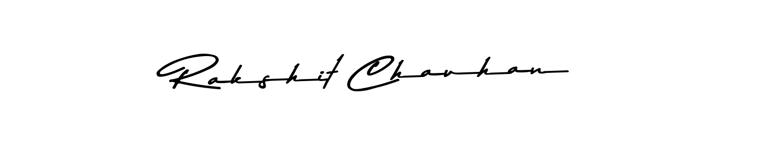 Rakshit Chauhan stylish signature style. Best Handwritten Sign (Asem Kandis PERSONAL USE) for my name. Handwritten Signature Collection Ideas for my name Rakshit Chauhan. Rakshit Chauhan signature style 9 images and pictures png