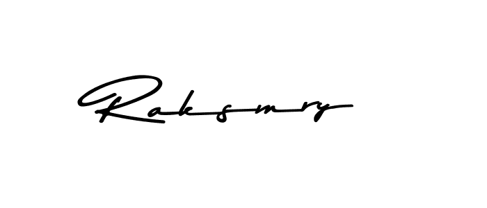 Raksmry stylish signature style. Best Handwritten Sign (Asem Kandis PERSONAL USE) for my name. Handwritten Signature Collection Ideas for my name Raksmry. Raksmry signature style 9 images and pictures png