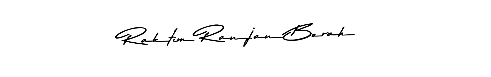 Make a beautiful signature design for name Raktim Ranjan Borah. With this signature (Asem Kandis PERSONAL USE) style, you can create a handwritten signature for free. Raktim Ranjan Borah signature style 9 images and pictures png