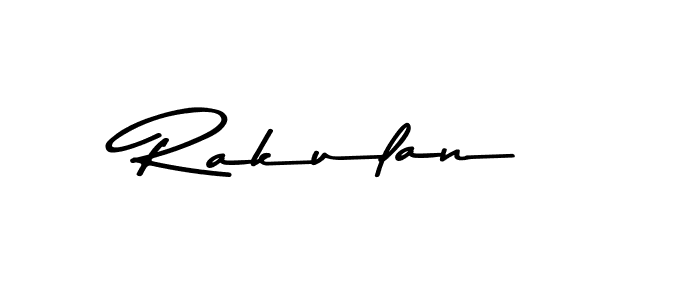 Make a beautiful signature design for name Rakulan. With this signature (Asem Kandis PERSONAL USE) style, you can create a handwritten signature for free. Rakulan signature style 9 images and pictures png