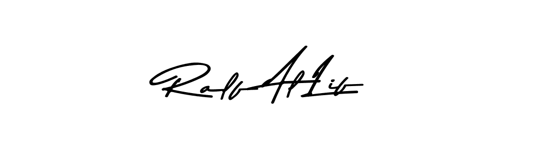 Use a signature maker to create a handwritten signature online. With this signature software, you can design (Asem Kandis PERSONAL USE) your own signature for name Ralf Al Lif. Ralf Al Lif signature style 9 images and pictures png