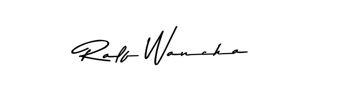 You should practise on your own different ways (Asem Kandis PERSONAL USE) to write your name (Ralf Wancha) in signature. don't let someone else do it for you. Ralf Wancha signature style 9 images and pictures png