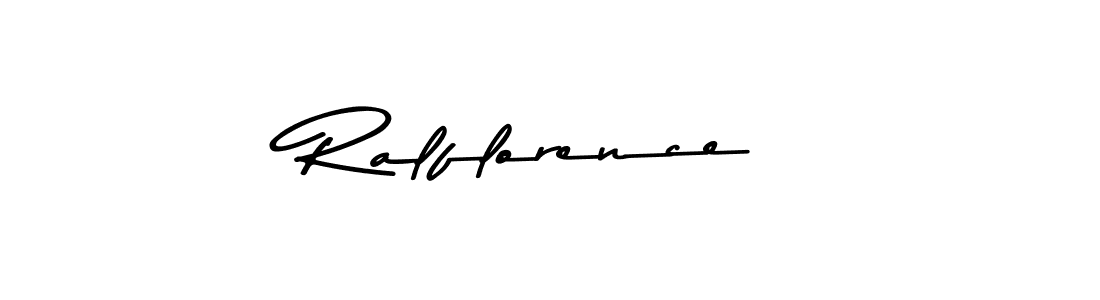 Asem Kandis PERSONAL USE is a professional signature style that is perfect for those who want to add a touch of class to their signature. It is also a great choice for those who want to make their signature more unique. Get Ralflorence name to fancy signature for free. Ralflorence signature style 9 images and pictures png