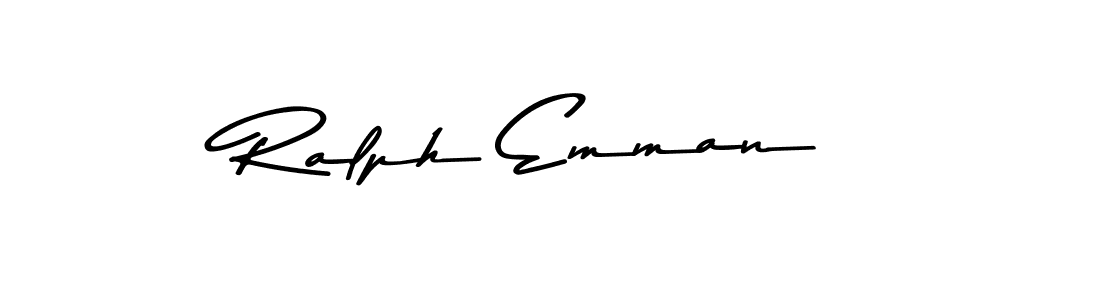 Create a beautiful signature design for name Ralph Emman. With this signature (Asem Kandis PERSONAL USE) fonts, you can make a handwritten signature for free. Ralph Emman signature style 9 images and pictures png