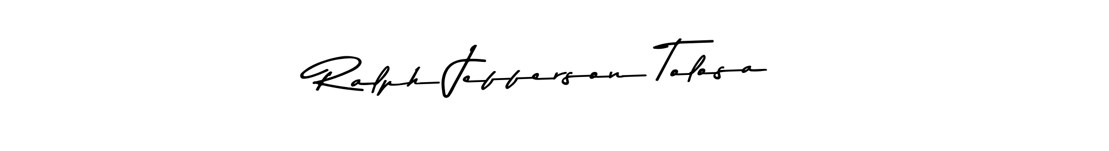 Also You can easily find your signature by using the search form. We will create Ralph Jefferson Tolosa name handwritten signature images for you free of cost using Asem Kandis PERSONAL USE sign style. Ralph Jefferson Tolosa signature style 9 images and pictures png